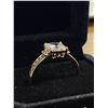Image 2 : New 18K Gold Plated 1.5ct Simulated Diamond (CZ) Ring - Size 9 w/Case