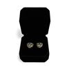 Image 1 : New 925S 2.0ct Each Simulated Diamond (CZ) Heart Halo Stud Earrings - Mounted in 925 Sterling Silver