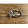 Image 3 : New 925S 3.0ct Simulated Diamond (CZ) Trinity Ring, with Heart Sidestones - Size 7.0 Mounted in 925 