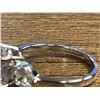 Image 4 : New 925S 3.0ct Simulated Diamond (CZ) Trinity Ring, with Heart Sidestones - Size 7.0 Mounted in 925 