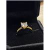 Image 2 : New 925S 1.25ct Princess Cut Simulated Diamond (CZ) Solitaire Ring - Size 7.0 Mounted in 925 Sterlin