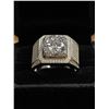 Image 2 : New 925S 5.0ct Simulated Diamond (CZ) Man's Ring - Size 10 Mounted in 925 Sterling Silver with White