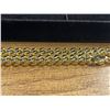 Image 2 : New 14K Gold Plated 7.5mm Cuban Link Necklace 18" Long w/Case