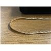 Image 3 : New 18K Gold Plated 5.0mm Serpentine Necklace 22" Long w/Case