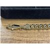 Image 2 : New 14K Gold Plated 7.5mm Cuban Link Bracelet 8" Long w/Case