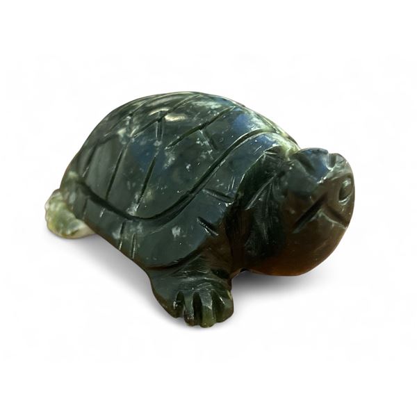 HAND CRAFTED GREEN JADE TORTOISE