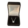 Image 1 : 1.00 CT GRA CERTIFIED ROUND BRILLIANT CUT MOISSANITE STONE VVS VERY LIGHT BLUE COLOR SET IN A 4 CLAW
