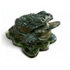 Image 1 : NATURAL HAND CARVED THREE-LEGGED MONEY TOAD-LUCKY CHARM FENG SHUI DECOR FOR PROSPERITY & PROTECTION