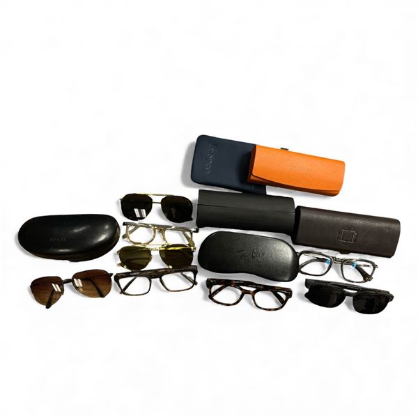 Group of Various Sunglasses & Cases