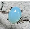 Image 2 : $200, SILVERCHALCEDONY&DIAMOND (0.02ct) RING, retail value $200