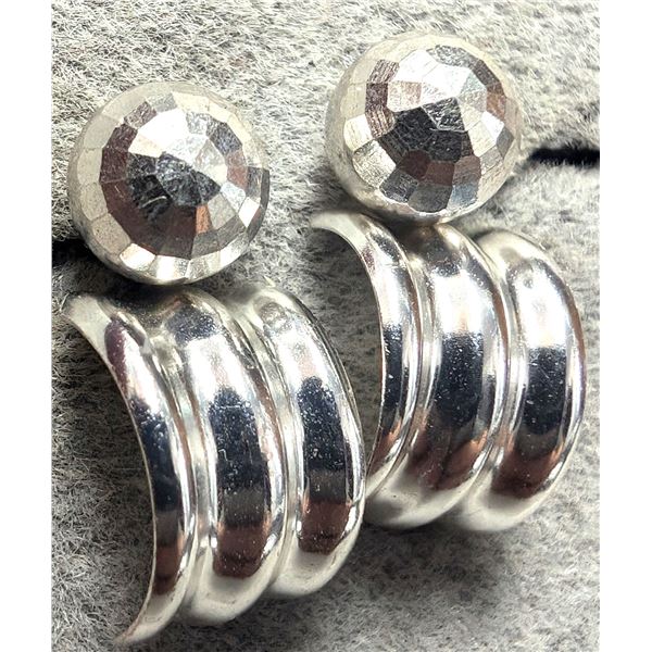$60, SILVER EARRINGS, retail value $60