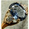Image 4 : $1700, 10K(1.3g), SAPPHIRE (1ct), DIA (0.05ct)RING, size 6.5, appraised value $1700, ring resizeable