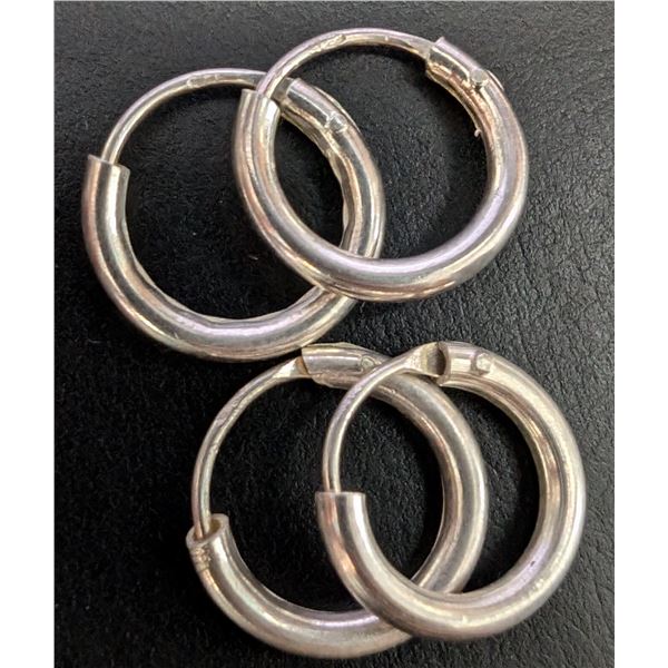 $50, SILVER 2 PARIS EARRING SET, retail value $50