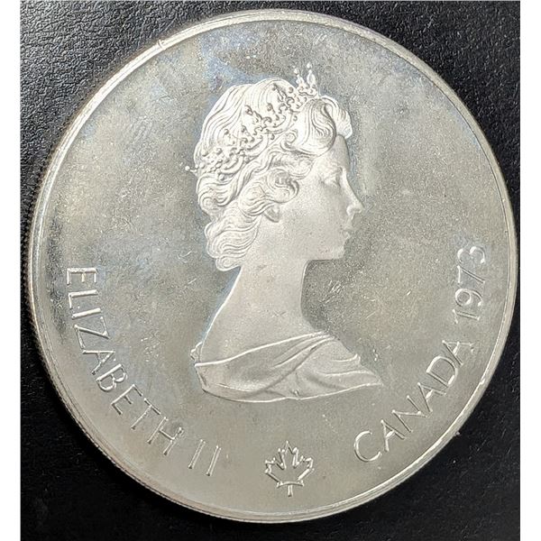 ., SILVER(24.42g), OLYMPIA $5 COIN, retail value .