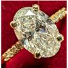 Image 1 : $3000, 10K(1.22g), LAB DIAMOND (1.1+0.05ct) RING, appraised value $3000