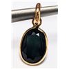 Image 2 : 10KSAPPHIRE (1.7ct) PENDANT, retail value $400