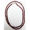 Image 2 : $300, SILVER(7.04g), GARNET NECKLACE 16", retail value $300