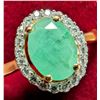 Image 1 : $240, SILVER(1.98g), EMERALD (1ct) RING, retail value $240