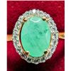 Image 2 : $240, SILVER(1.98g), EMERALD (1ct) RING, retail value $240