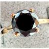 Image 3 : $3100, 10K(2.2g), BLACK DIAMOND (2.25ct)RING, size 6, appraised value $3100, ring resizeable for $50