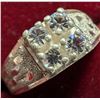 Image 1 : $50, SILVER CZ RING, retail value $50