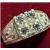 Image 2 : $50, SILVER CZ RING, retail value $50