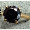 Image 2 : $2800, 10K(2g), BALCK DIAMOND (2.3ct)RING, size 5.5, appraised/retail value $2800, ring resizeable f