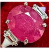 Image 3 : $300, SILVER(3.2g), RUBY (4ct)RING, size , appraised/retail value $300, ring resizeable for $50