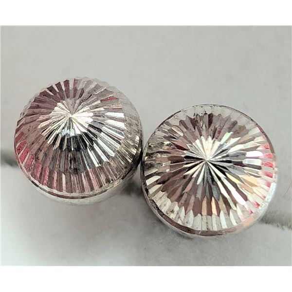$40, SILVER BALL EARRING, appraised/retail value $40