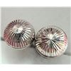 Image 1 : $40, SILVER BALL EARRING, appraised/retail value $40