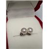 Image 5 : $60, SILVER FRESH WATER PEARL EARRING, appraised/retail value $60