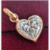 Image 3 : $1785, 10K(0.37g), LAB DIAMOND (1.1ct)PENDANT, appraised/retail value $1785