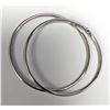 Image 2 : $50, SILVER MEDIUM HOOPEARRING, appraised/retail value $50