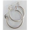 Image 1 : $40, SILVERSMALL HOOP EARRING, appraised/retail value $40