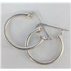 Image 2 : $40, SILVERSMALL HOOP EARRING, appraised/retail value $40