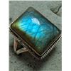 Image 4 : $240, SILVER(7.5g), LABDORITERING, size , appraised/retail value $240, ring resizeable for $50
