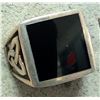 Image 1 : $160, SILVER(13g), BLACK ONYX RING, size , appraised/retail value $160, ring resizeable for $50
