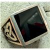Image 2 : $160, SILVER(13g), BLACK ONYX RING, size , appraised/retail value $160, ring resizeable for $50