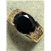 Image 2 : $200, SILVER(5.5g), BLACK ONYX RING, size , appraised/retail value $200, ring resizeable for $50