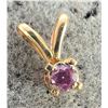 Image 3 : $350, 14K(0.2g), LAB PINK DIAMOND (0.03ct) PENDANT, appraised/retail value $350
