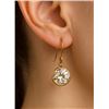 Image 1 : 10K(0.6g), MOISSANITE (1.6ct) EARRING , appraised/retail value $900