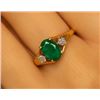 Image 1 : $1250, 10K(1.27g), EMERALD (0.4ct), DIAMOND (0.04ct) RING, appraised/retail value $1250
