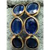 Image 3 : $1325, 10K(1.01g), SAPPHIRE (2.5ct) EARRING , appraised/retail value $1325