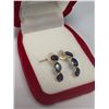Image 5 : $1325, 10K(1.01g), SAPPHIRE (2.5ct) EARRING , appraised/retail value $1325
