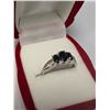 Image 5 : $200, SILVER SAPPHIRE (1.5ct) RING, appraised/retail value $200