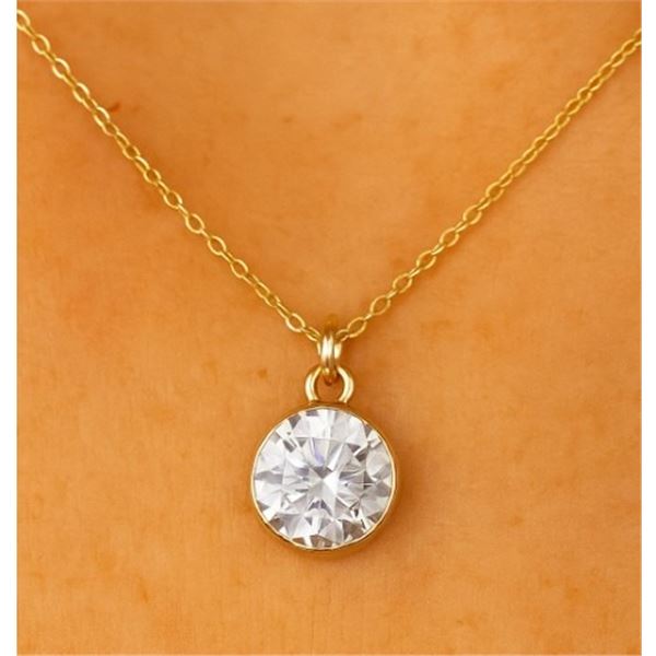 $400, 10K MOISSIANITE (0.8ct) PENDANT, appraised/retail value $400