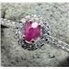 Image 2 : $160, SILVER RUBY AND CZ RING, appraised/retail value $160