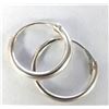 Image 3 : $40, SILVER 2 SMALL HOOP EARRING , appraised/retail value $40