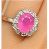 Image 1 : $240, SILVERRUBY (1.5ct) RING, appraised/retail value $240