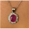 Image 1 : SILVERRUBY (1.5ct) PENDANT, appraised/retail value $200